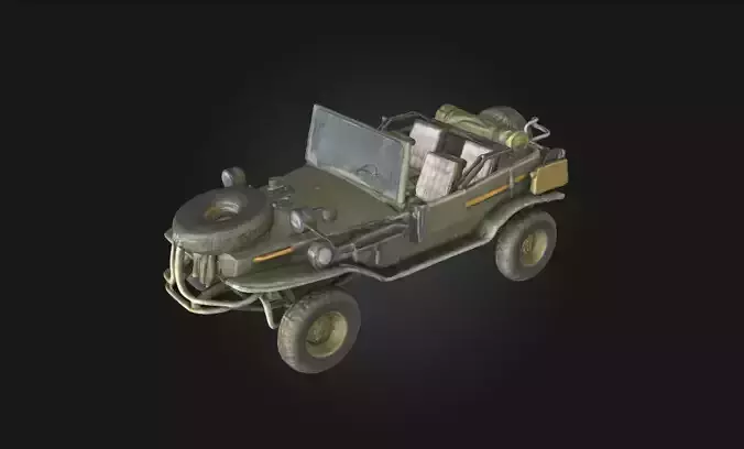 Amphibious Adventure  Dual-Terrain Exploration 3D model
