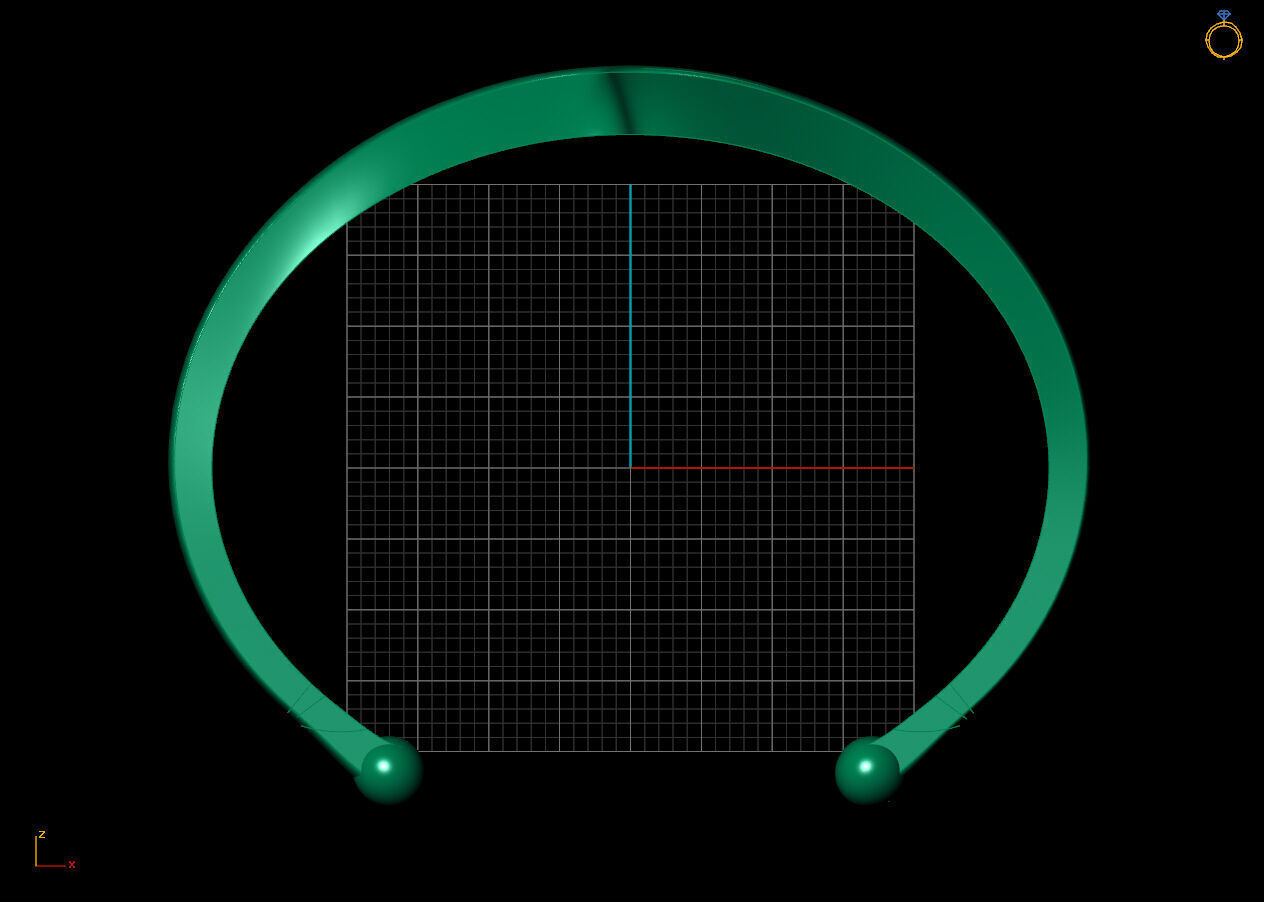 Screw bracelet 3D print model_7