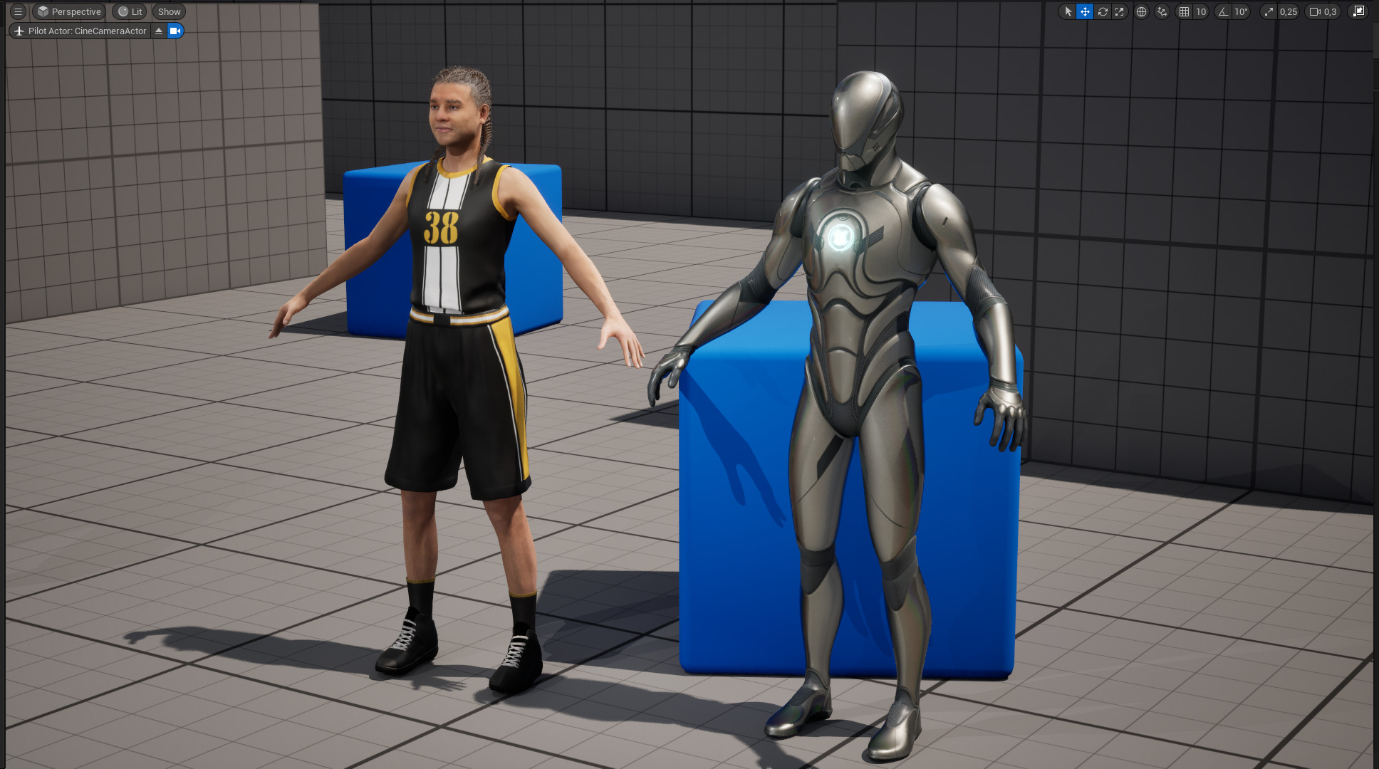 Athlete Realistic Basketball Player Male Character Low-poly 3D model_22