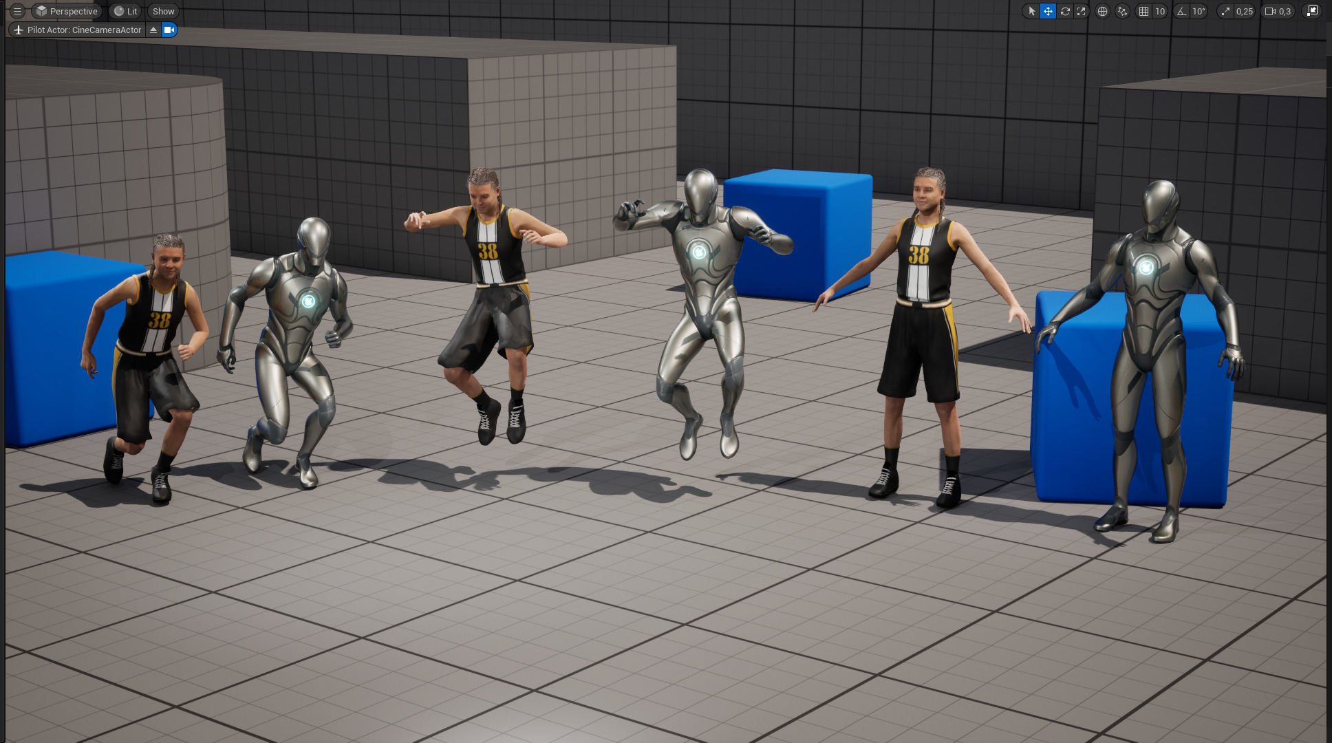 Athlete Realistic Basketball Player Male Character Low-poly 3D model_21