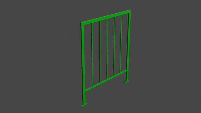 Wire fence  003  3D Model Free 3D model