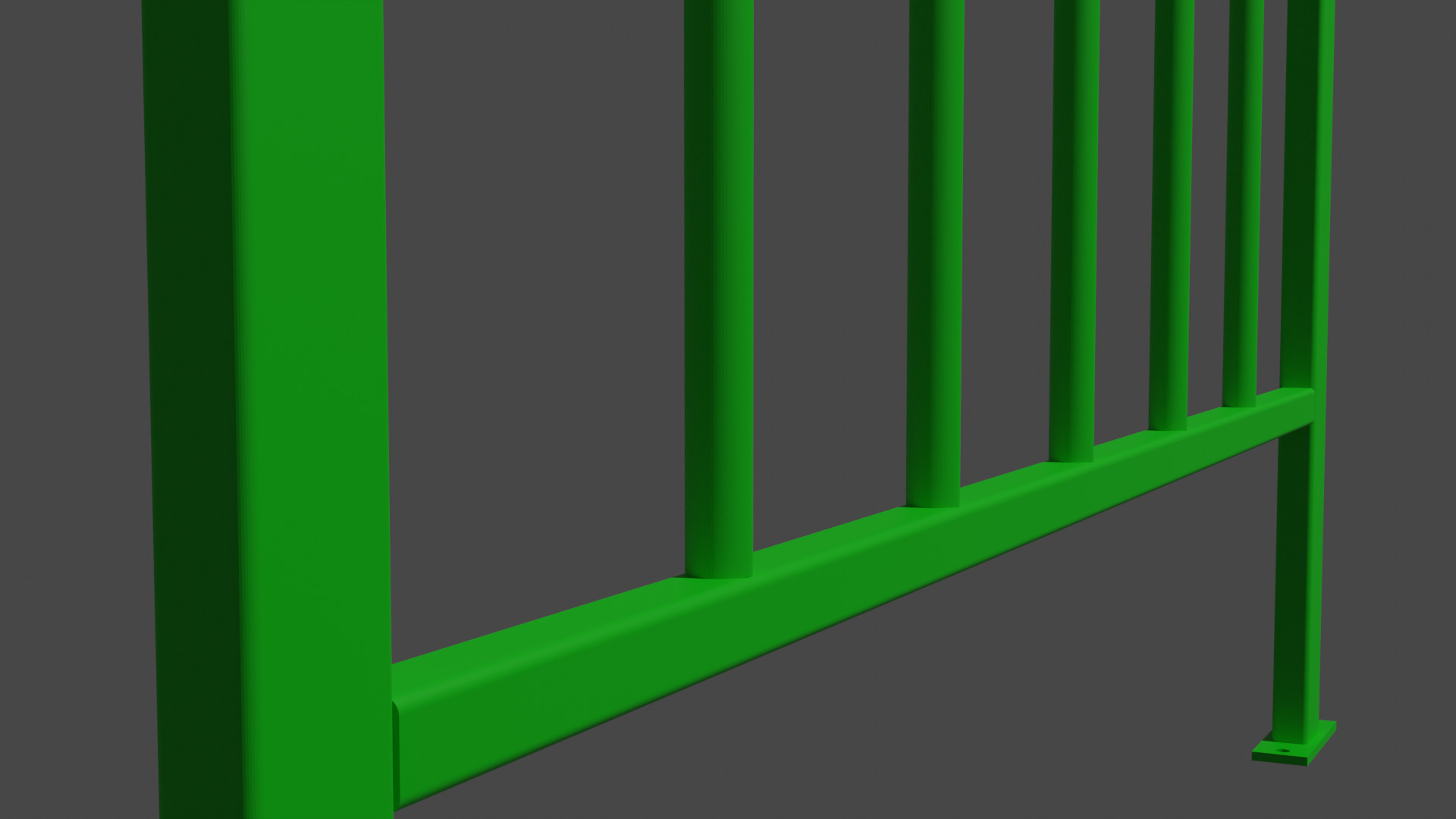 Wire fence  003  3D Model Free 3D model_2