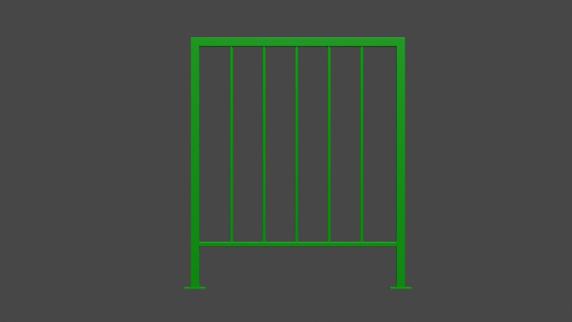 Wire fence  003  3D Model Free 3D model_1