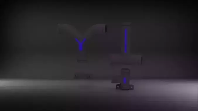 Scifi pipe 3D print model
