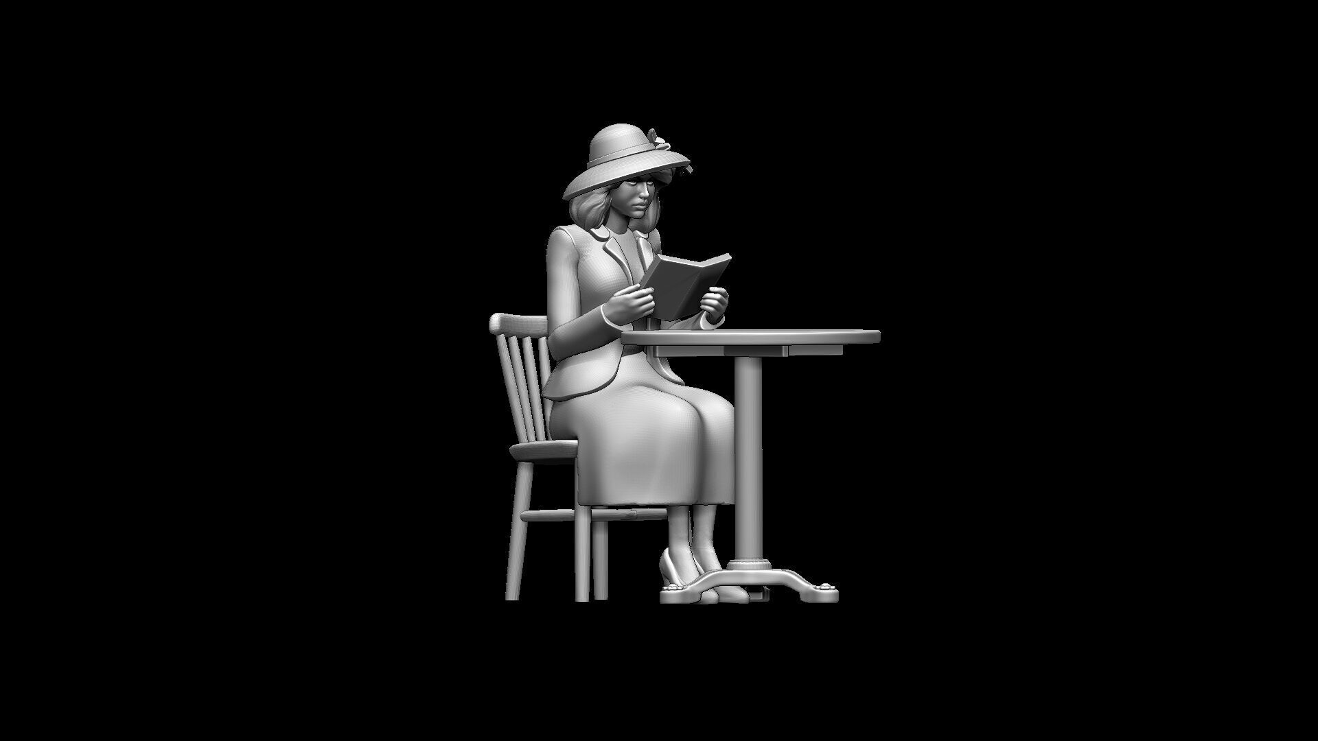 Woman 3D print model_8