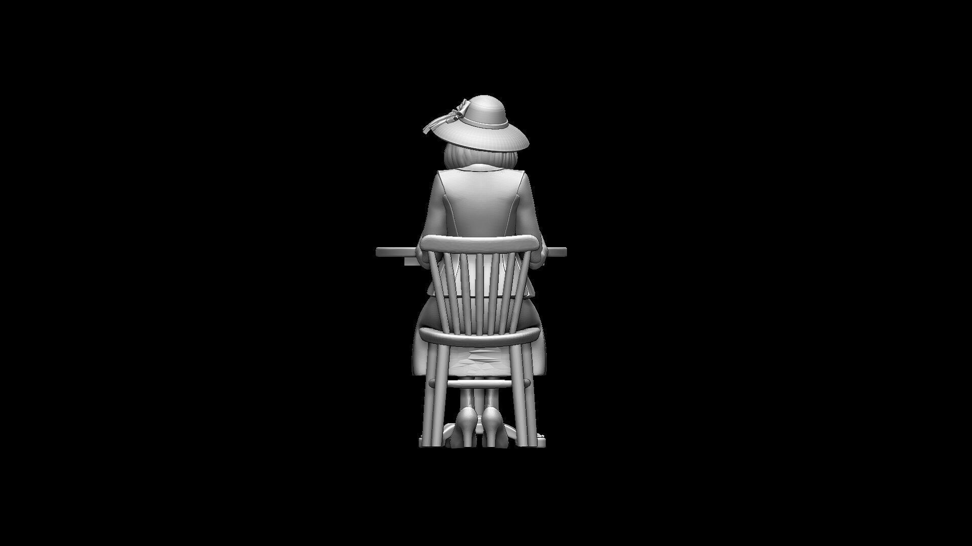 Woman 3D print model_6