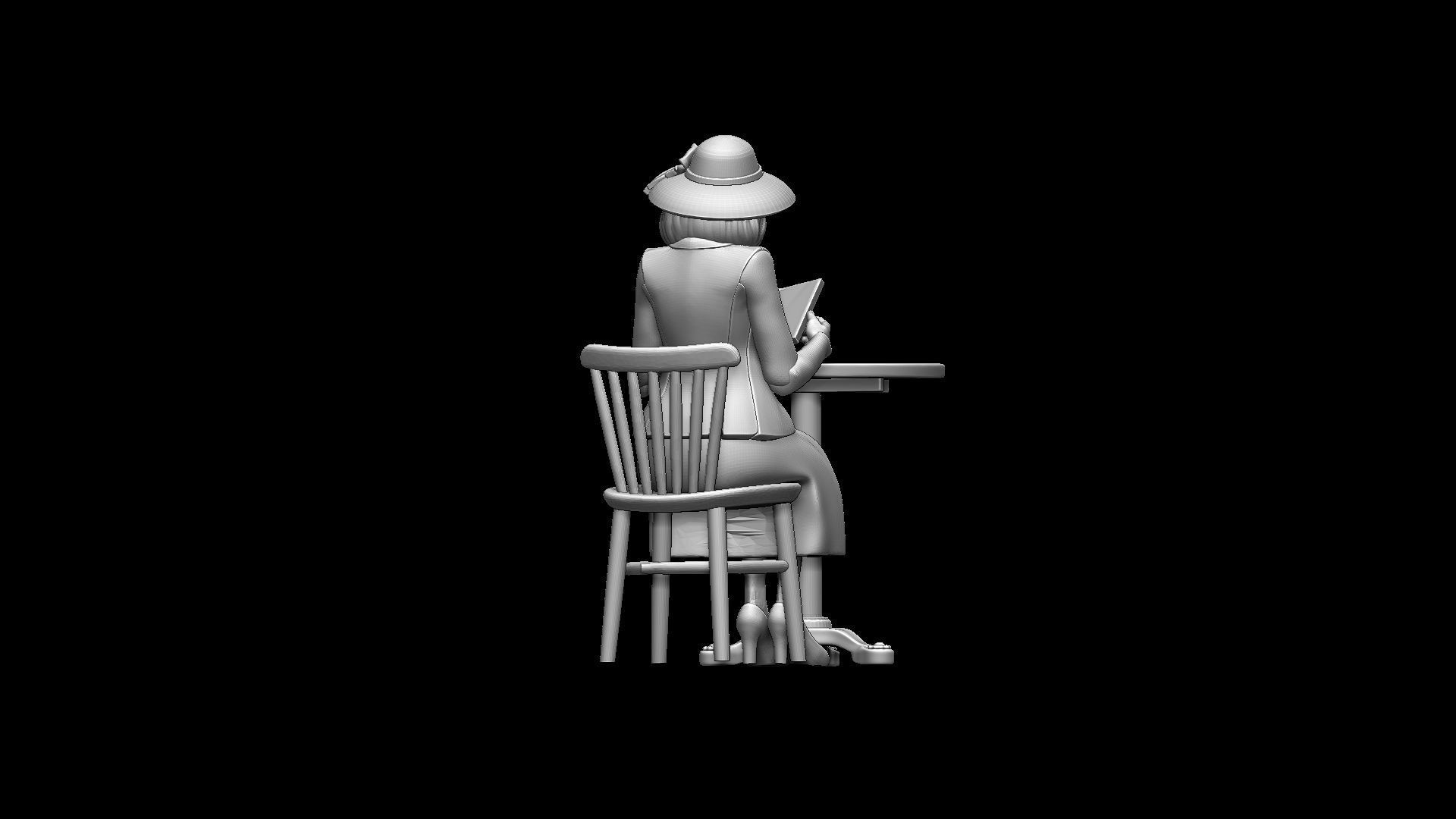 Woman 3D print model_9