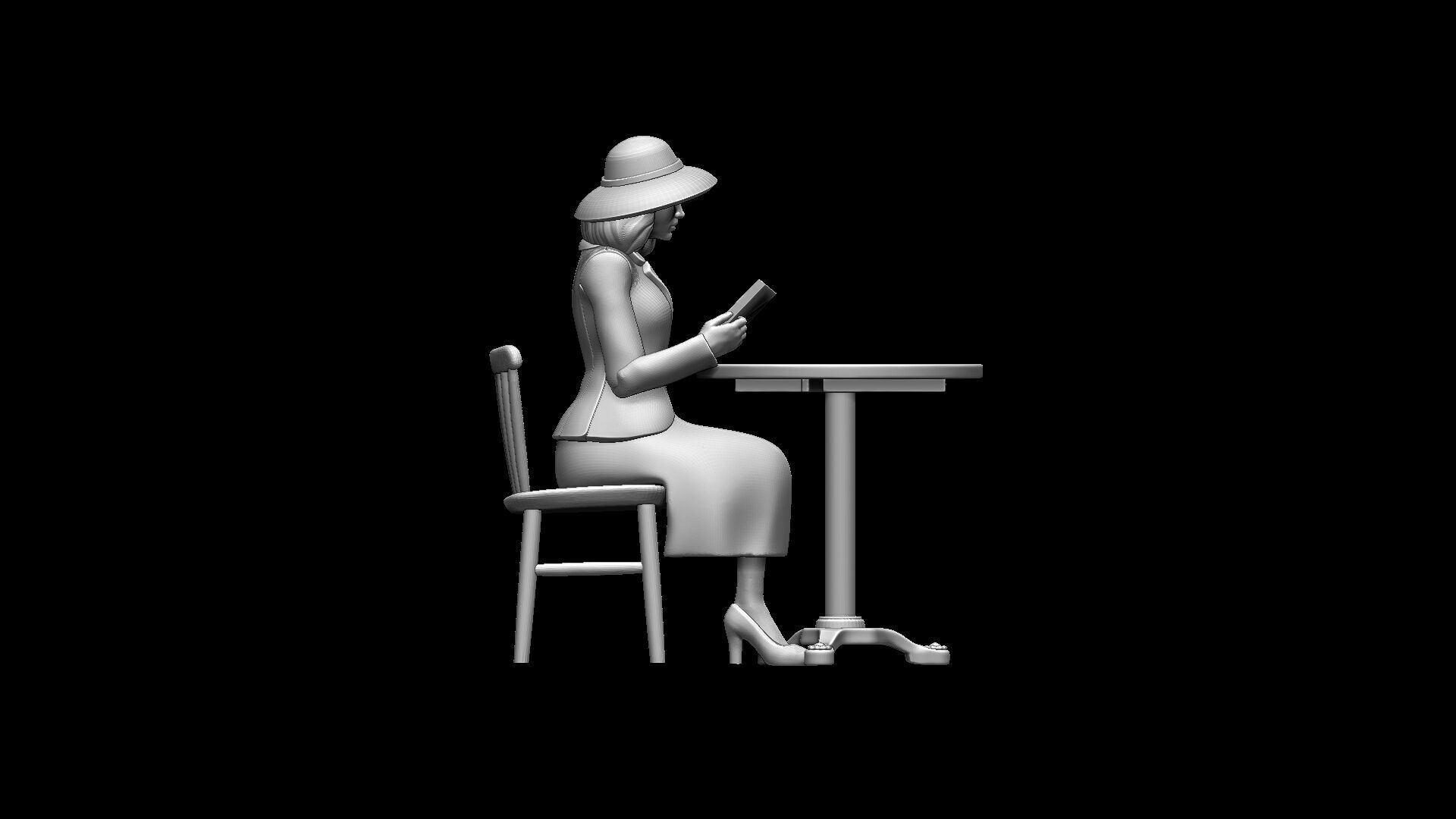 Woman 3D print model_18