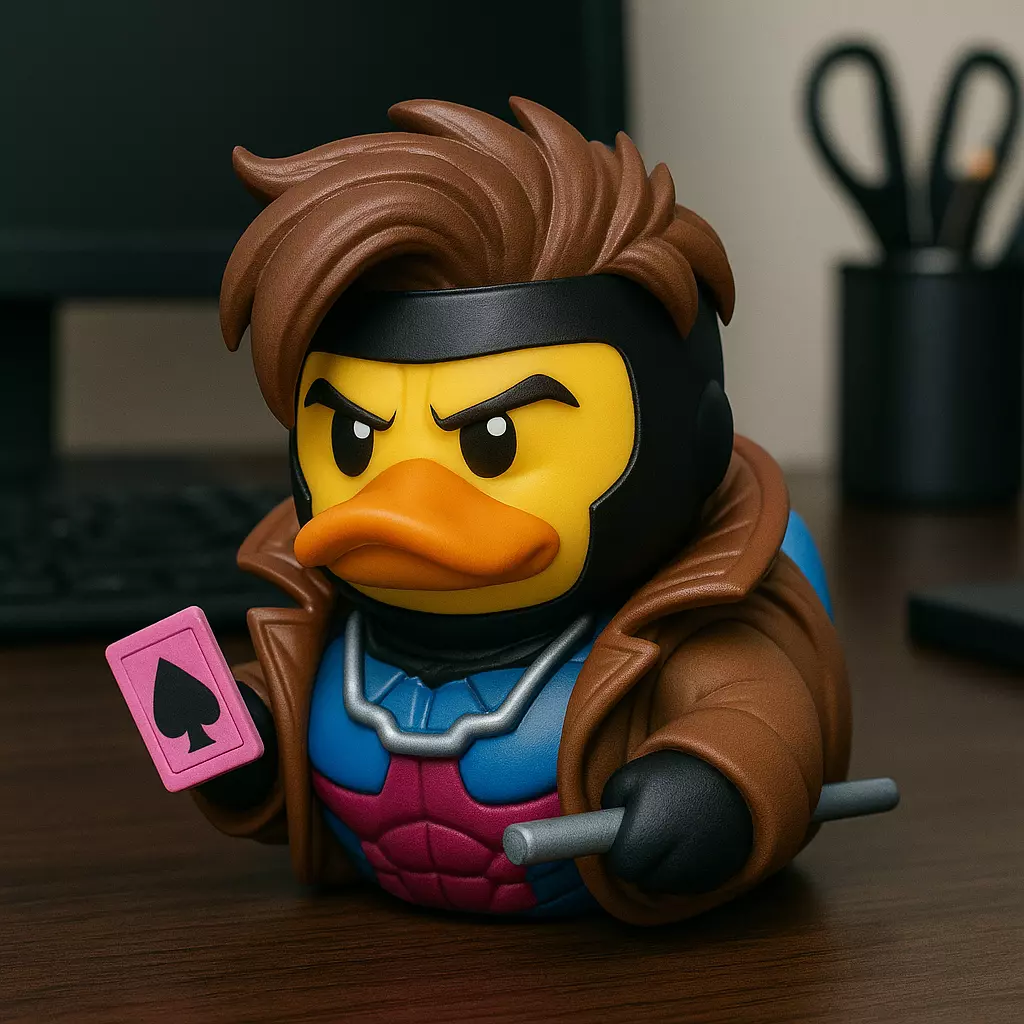 Rubber Duck - Gambit marvel - 3D print 3D print model