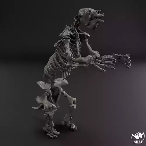 Megatherium americanum - giant ground sloth skeleton 3D print model