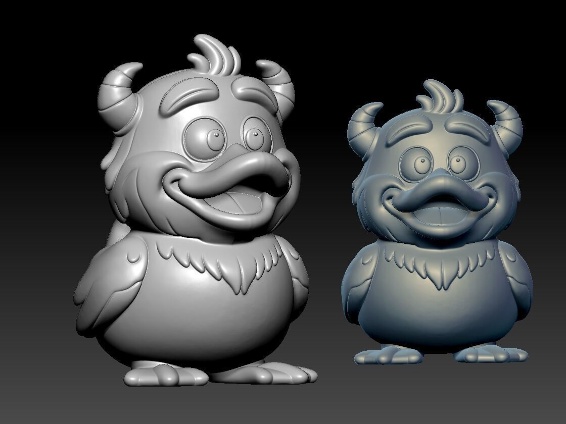 Rubber Duck - James P Sullivan model- 3d print 3D print model_2