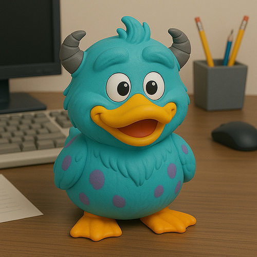 Rubber Duck - James P Sullivan model- 3d print 3D print model