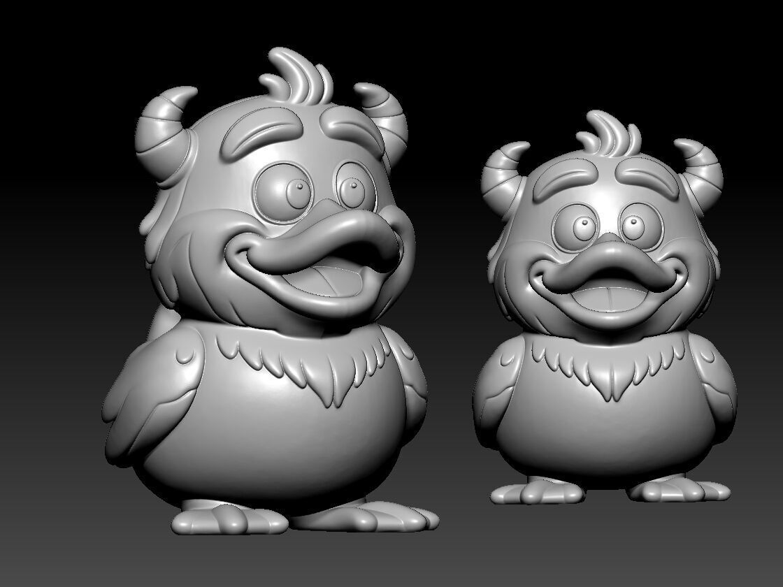 Rubber Duck - James P Sullivan model- 3d print 3D print model_1