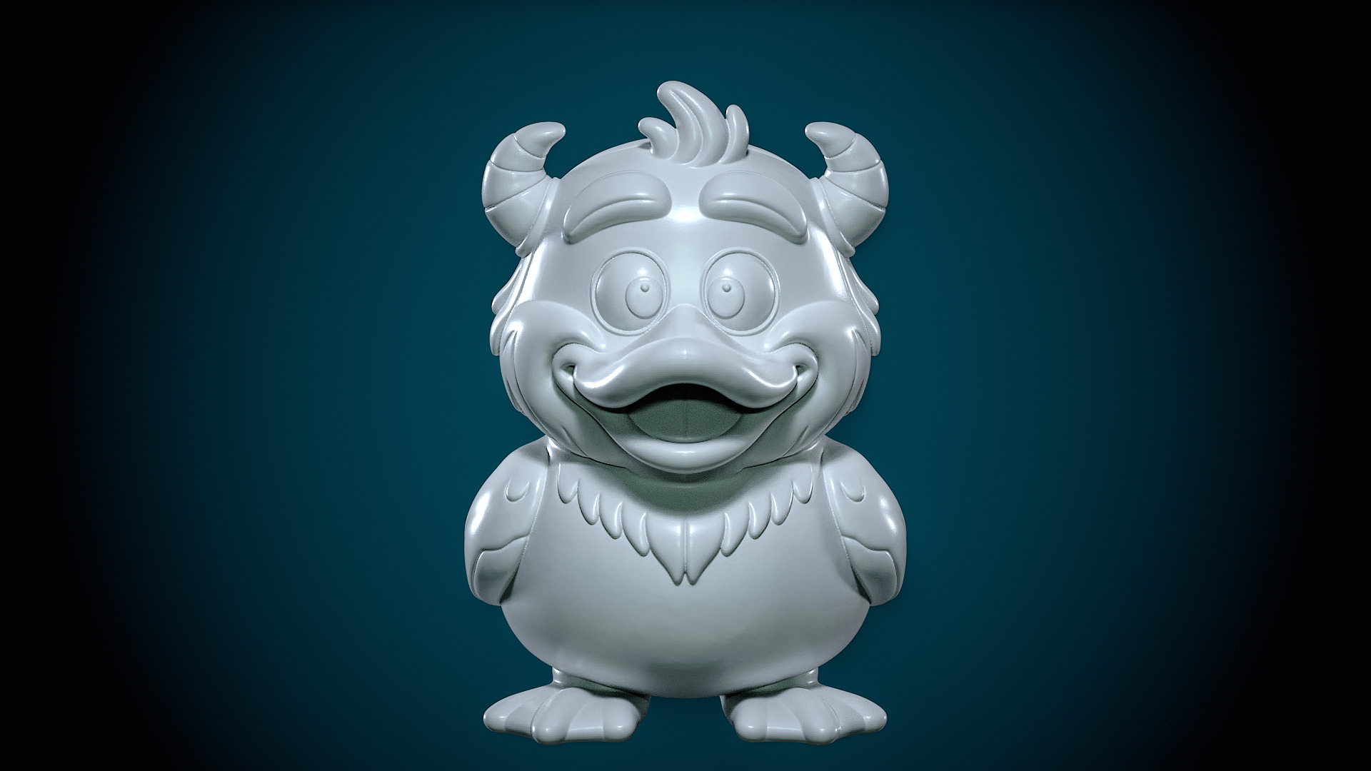 Rubber Duck - James P Sullivan model- 3d print 3D print model_3