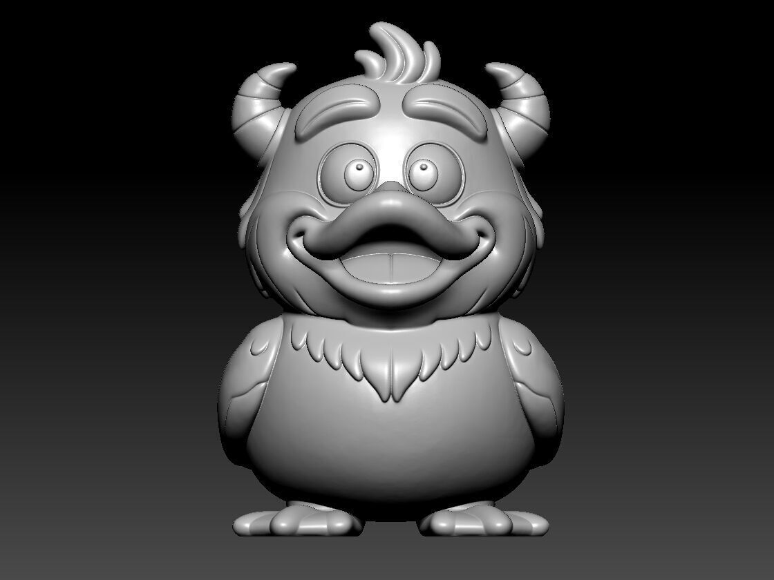 Rubber Duck - James P Sullivan model- 3d print 3D print model_4