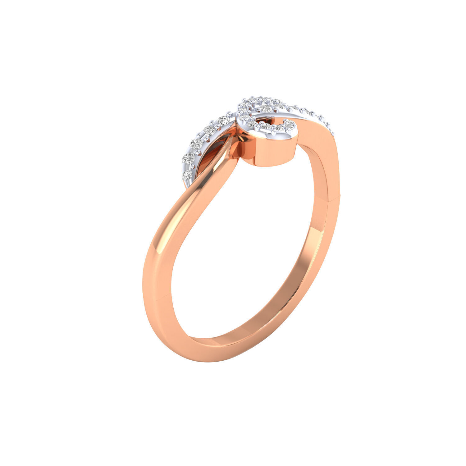Women Ring Render 3dm STL MTL SLC JCD OBJ FBX Details 3D print model_5