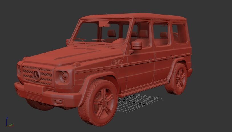 Mercedes Benz G class 2011 3D print model_1