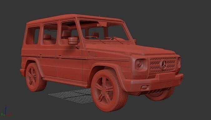 Mercedes Benz G class 2011 3D print model