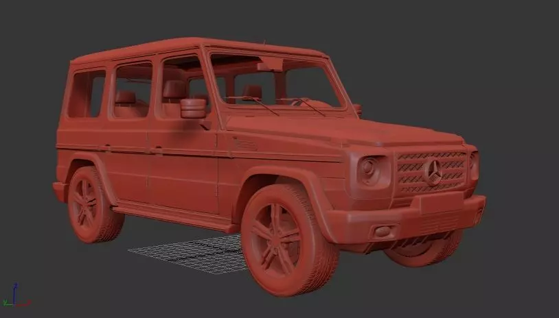Mercedes Benz G class 2011 3D print model_0