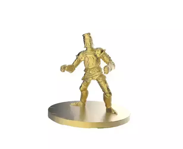 Knight Statue Scanned 3D print model