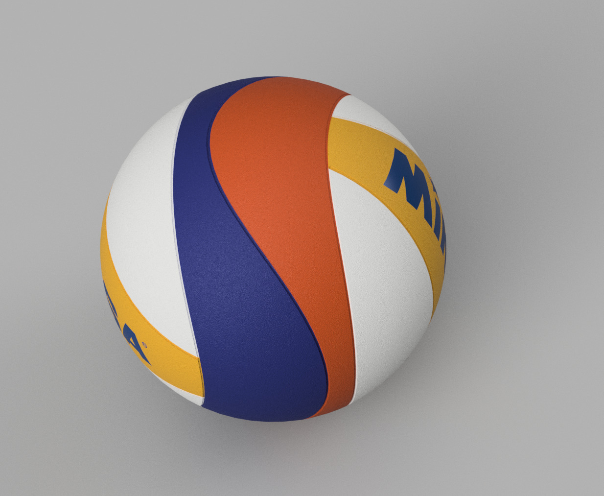MIKASA BV550C beach volleyball 3D print model_2