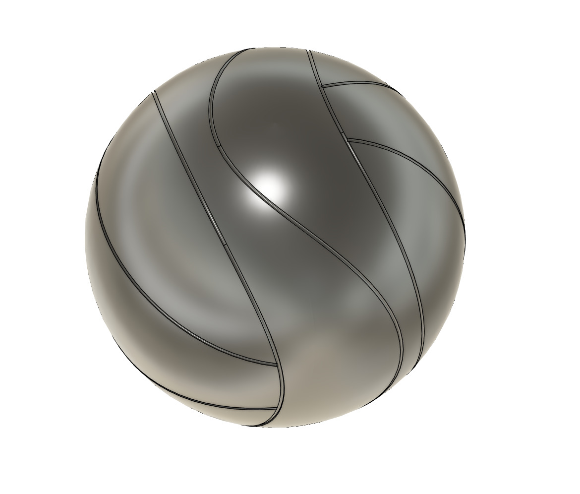 MIKASA BV550C beach volleyball 3D print model_3