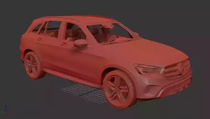 Mercedes Benz GLC class Mk1f X253 2019 3D print model