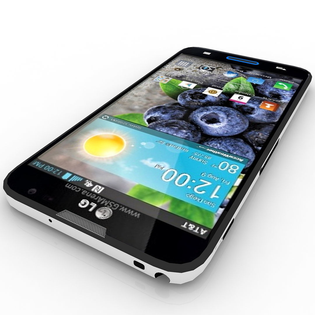 LG Optimus G Pro E985 3D model_3