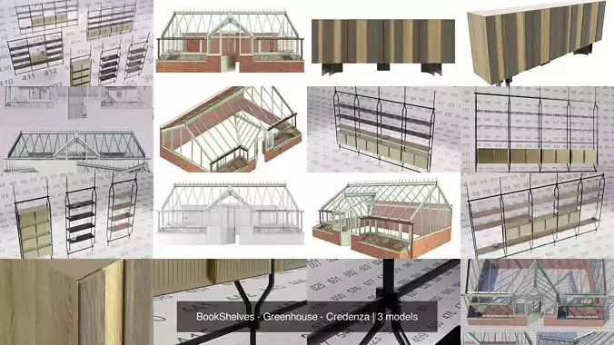 BookShelves - Greenhouse - Credenza