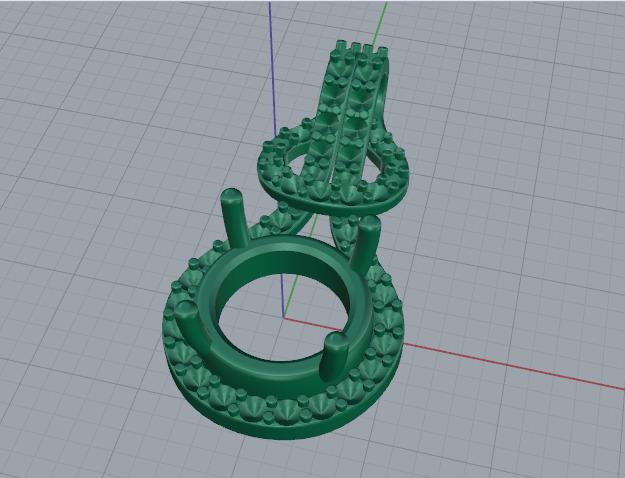 Pendant Model 7737 3D print model_2