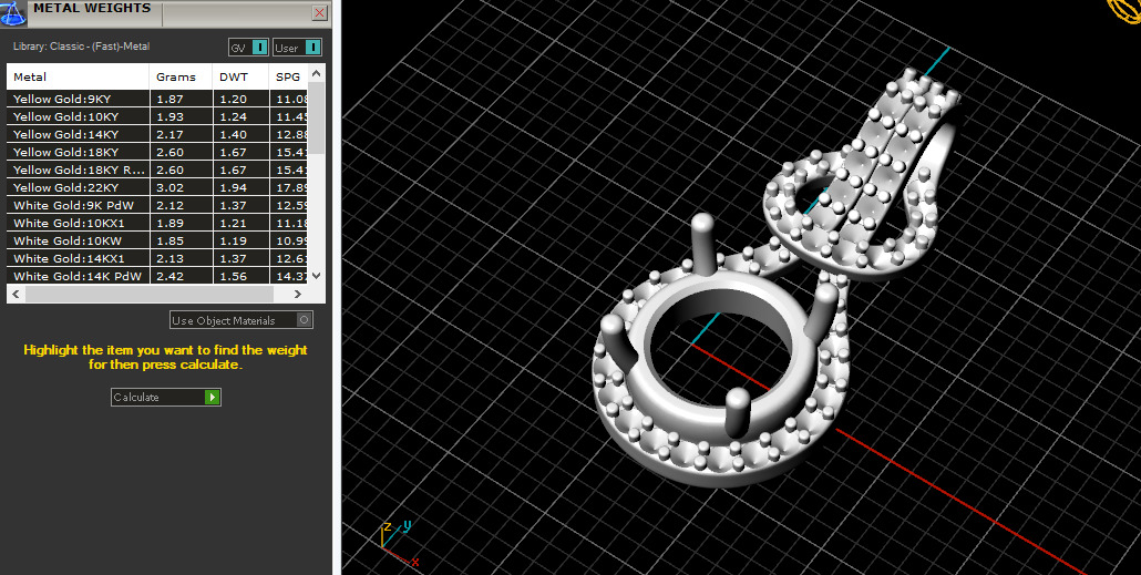 Pendant Model 7737 3D print model_6