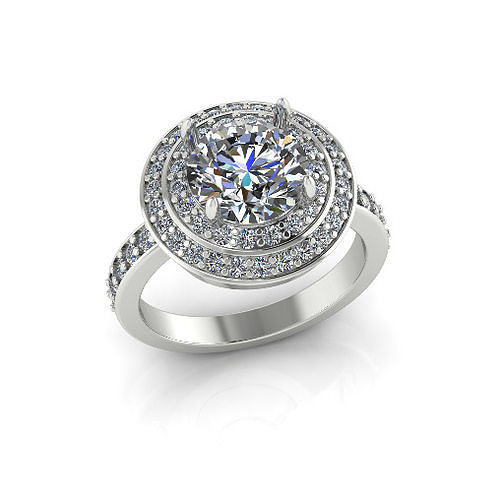 Solitaire engagement rings Model 7736 3D print model