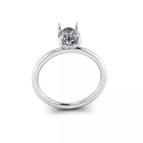 Solitaire engagement rings Model 7734