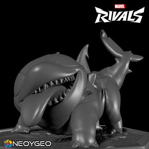 JEFF THE LAND SHARK SYMBIOTE - MARVEL RIVALS Free 3D print model