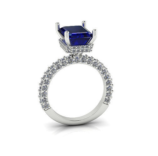 Solitaire engagement rings Model 7731 3D print model