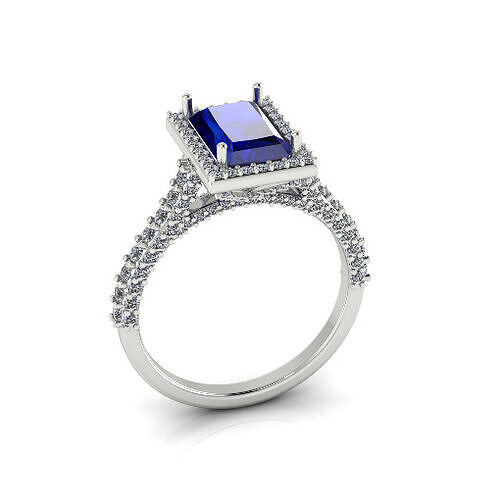 Solitaire engagement rings Model 7730 3D print model
