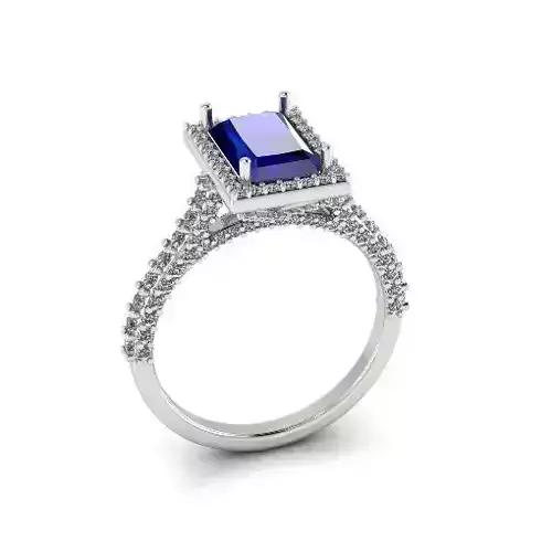 Solitaire engagement rings Model 7730
