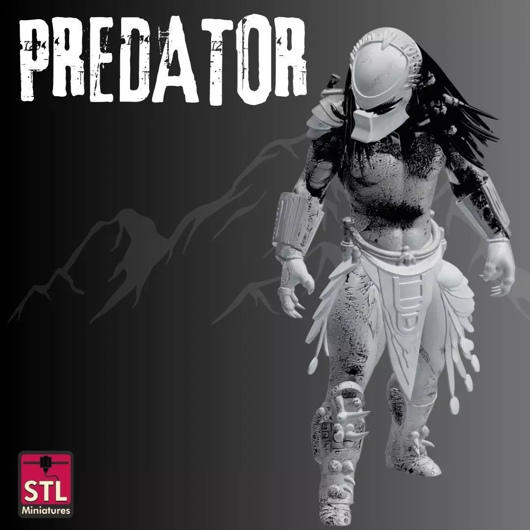 Silent Hunt STL File Minimal Predator 3D print model