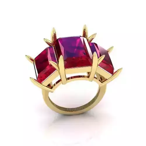 Solitaire engagement rings Model 7724