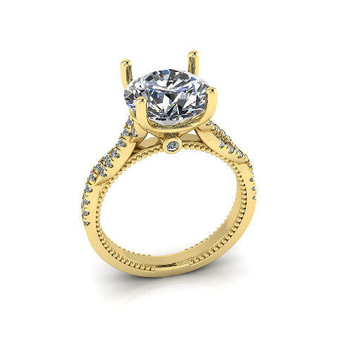 Solitaire engagement rings Model 7723 3D print model