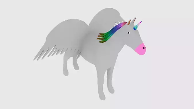 Unicorn 3D Model