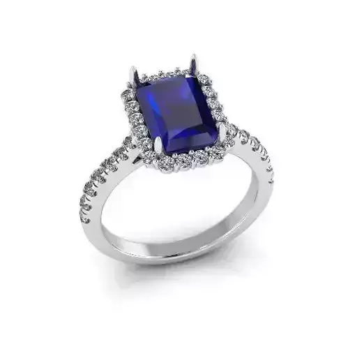 Solitaire engagement rings Model 7715