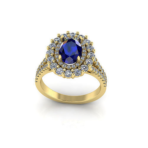 Solitaire engagement rings Model 7714 3D print model