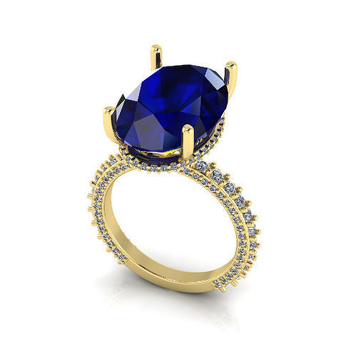 Solitaire engagement rings Model 7713 3D print model