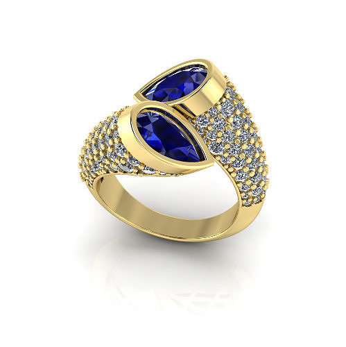Ring pear Model 7710 3D print model