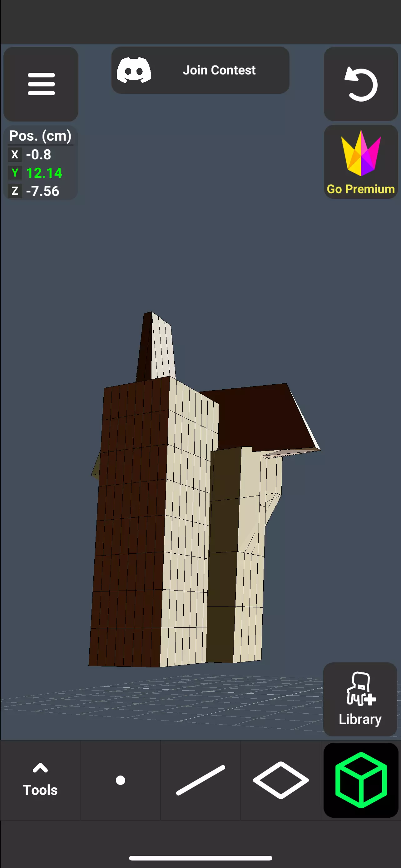 3d model Low-poly 3D model_0