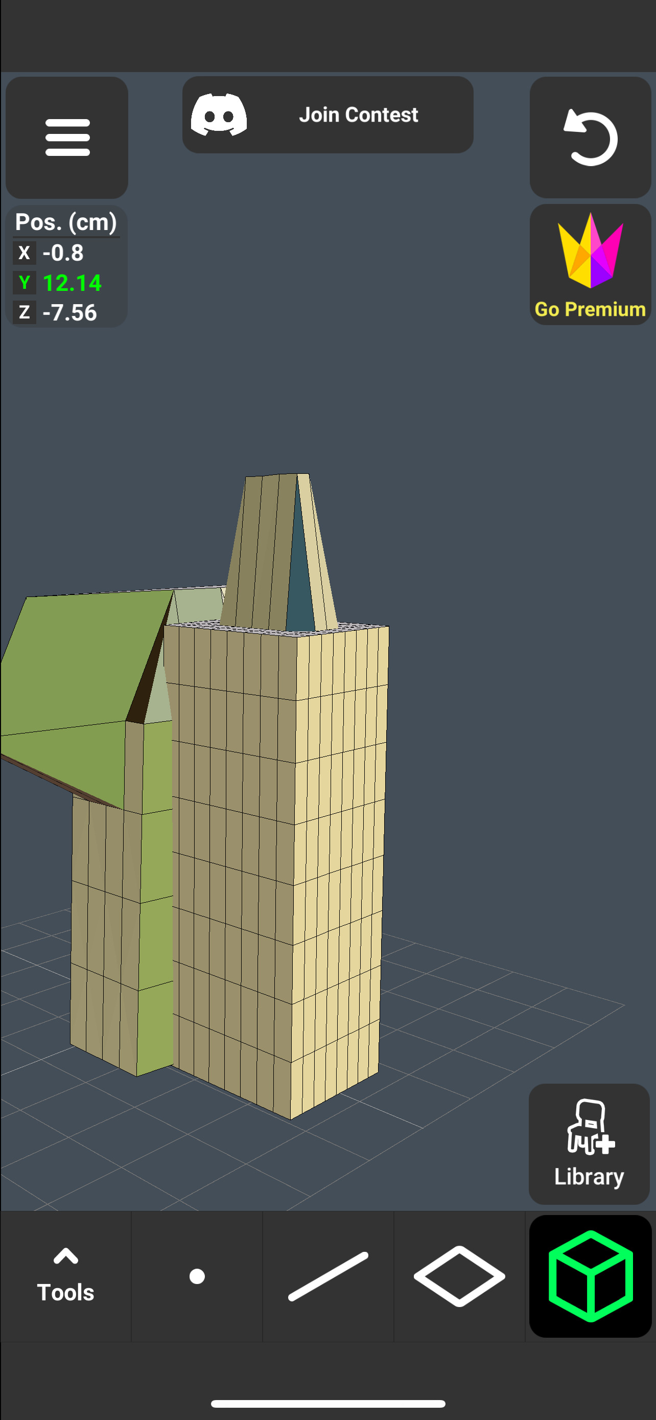 3d model Low-poly 3D model_1