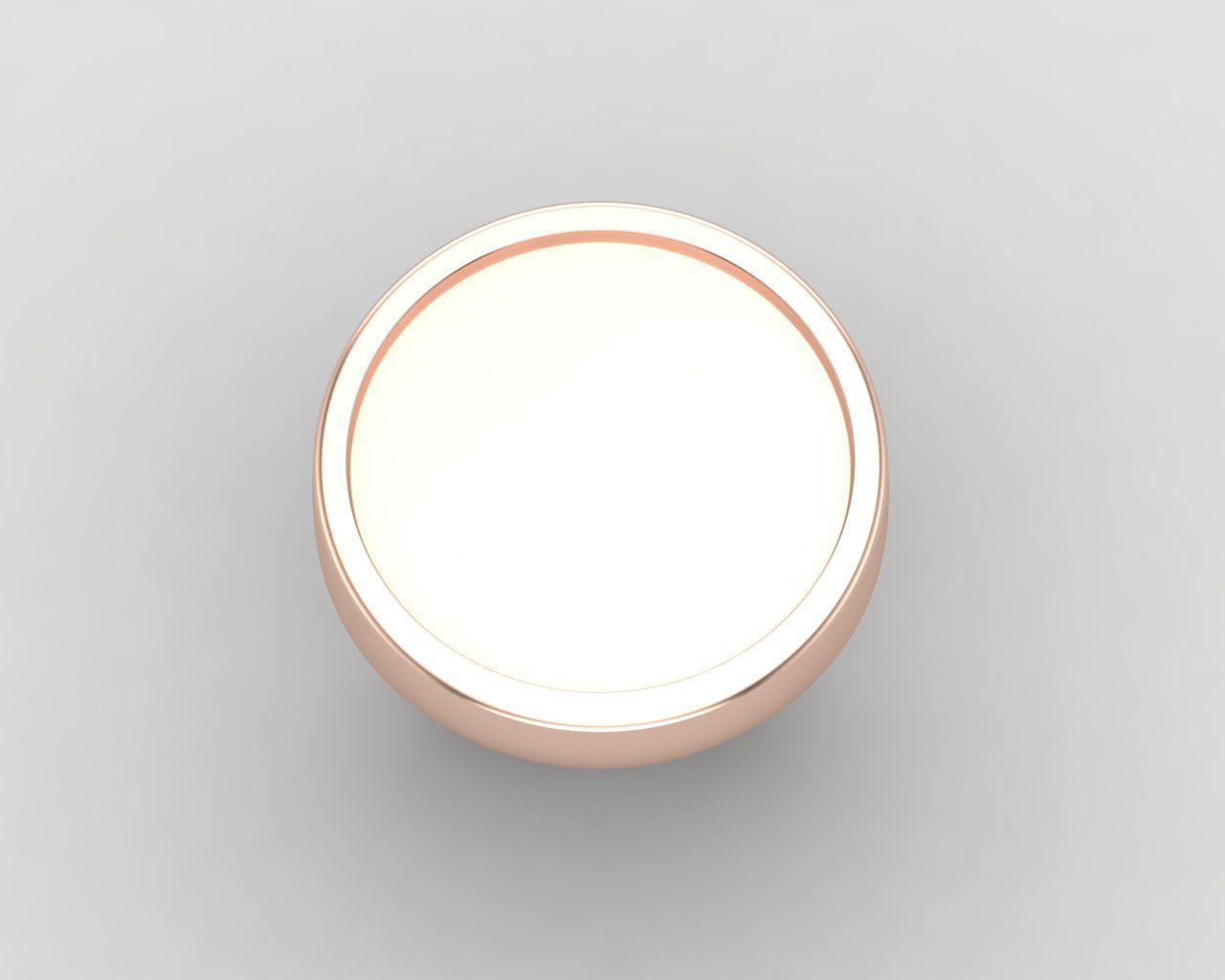 Round Enamel Ring Base 20MM top in All sizes 184-MWC 3D print model_6