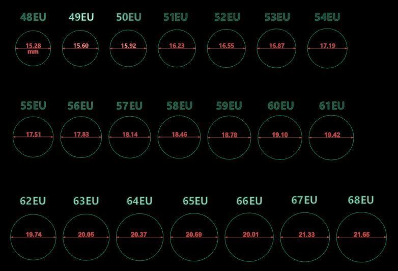 Round Enamel Ring Base 20MM top in All sizes 184-MWC 3D print model_19