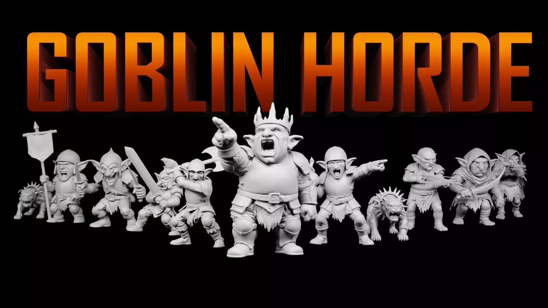 Goblin Horde Miniatures 3D print model